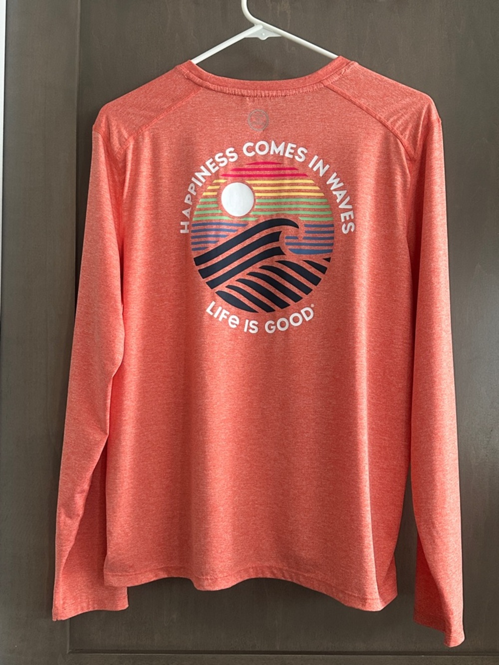 Life is Good Women’s Long Sleeve Performance  Long Sleeve Top UPF 50+ Size L